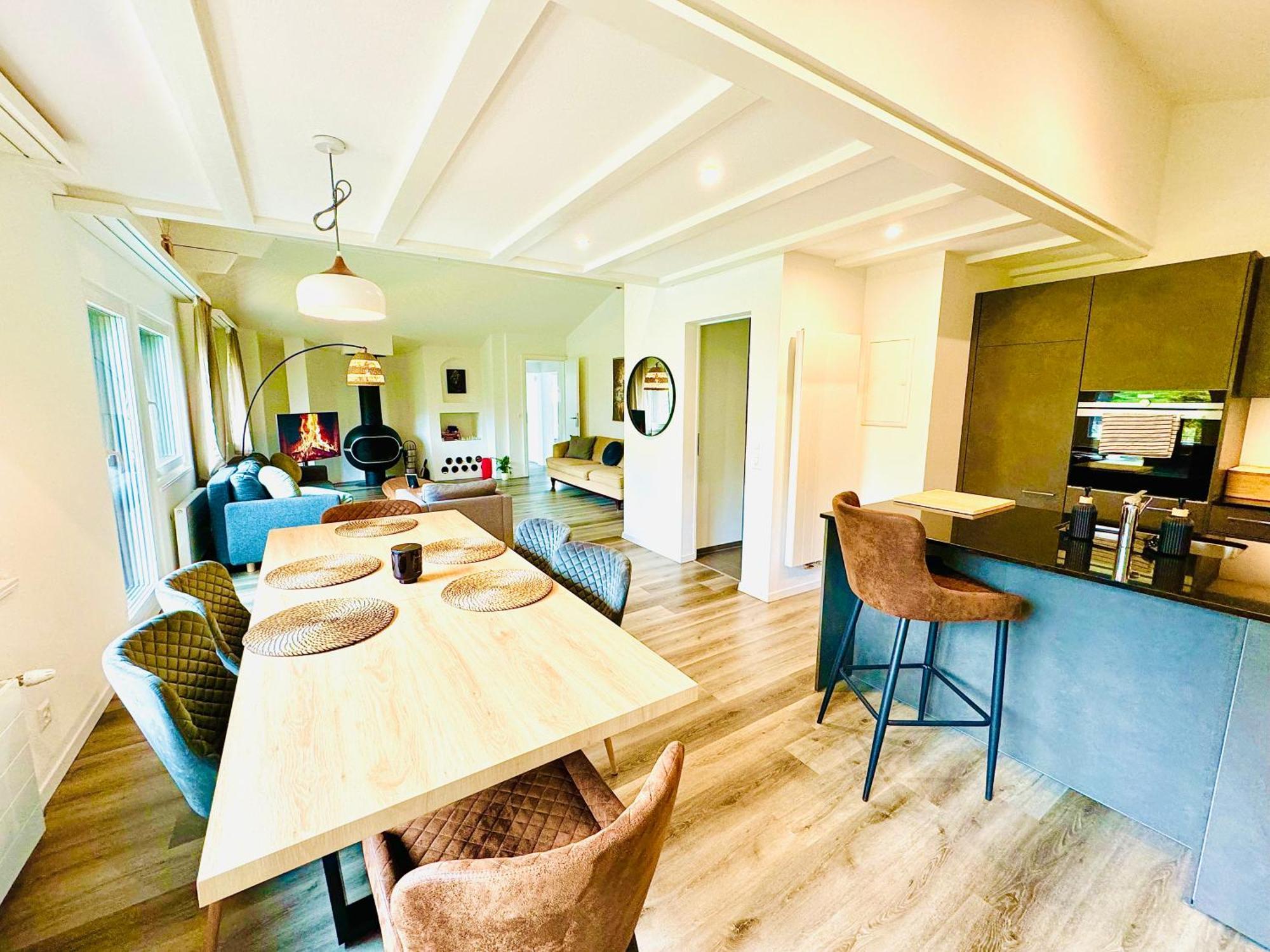 Unique Penthouse With Gallery And Mountain View Kandersteg Luaran gambar