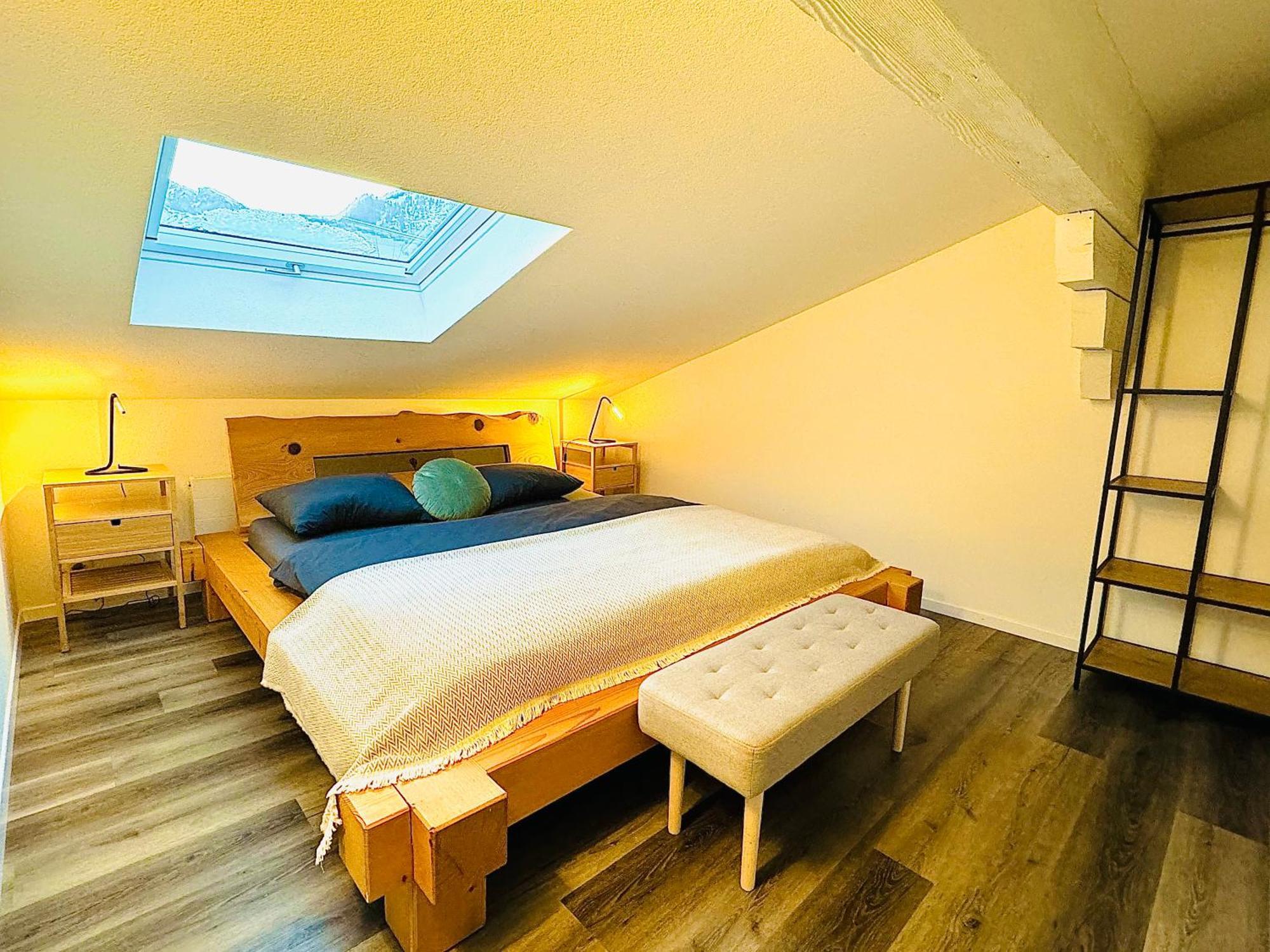 Unique Penthouse With Gallery And Mountain View Kandersteg Luaran gambar